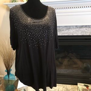 Cathy Daniels Sequin Top